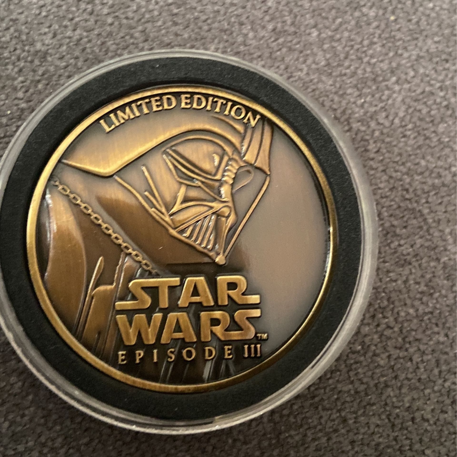 star wars episode 3 limited edition coin