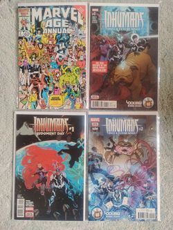 Marvel Inhumans Comic Bundle - 4 Book Lot