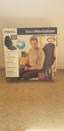 Backrevitalizer Motor Back Massager With Heating Options 