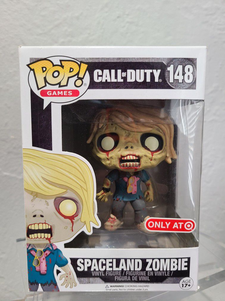Funko Pop! Games: Call of Duty Spaceland Zombie #148 Vaulted Vinyl Figure In Box