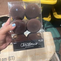 Christmas Velvet Ornaments. Sold out everywhere.