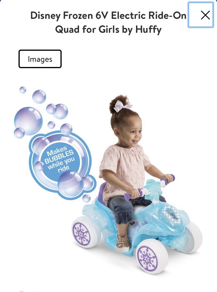 BRAND NEW Frozen ride-on electric car