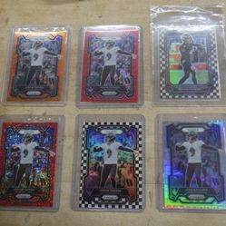  LOT 6 JUSTIN TUCKER PANINI #22 ORANGE 2023; #22 RED 2023 ; #22 RED 2023; #22 SILVER 2023; #22 CHECKERBOARD 2023;  #26 CHECKERBOARD 2022.  
