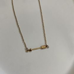 Dainty Gold Arrow Necklace