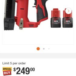 Milwaukee Nail GUN M12 BRAND NEW IN BOX