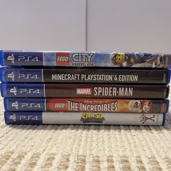 5 PS4 GAMES