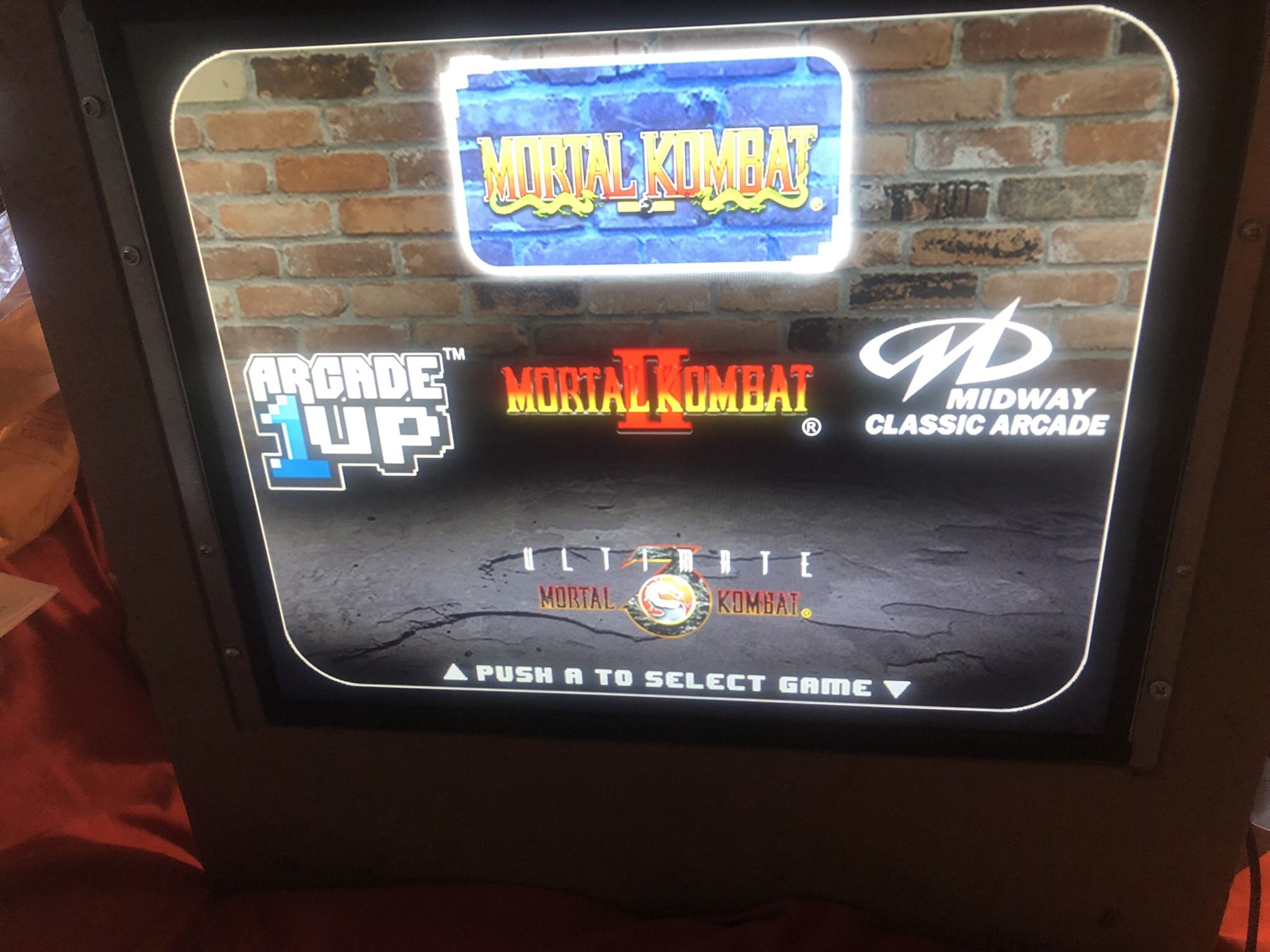 1 Up Arcade Mortal Kombat Pcb
