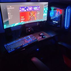 Aurora 13 Highend gaming Pc with alienware 34in oled monitor full set up 