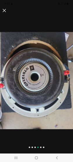 12 JBL GTO 1214D SUB And Box for Sale in Lynwood, CA - OfferUp