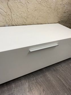 White High Gloss TV Stand Storage Console - Local Delivery Available for a Fee -See My Items