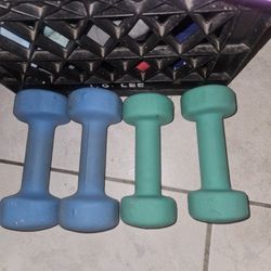 8 POUND DUMBELLS $10  5 POUND DUMBELLS  $10 PLUS ETC
