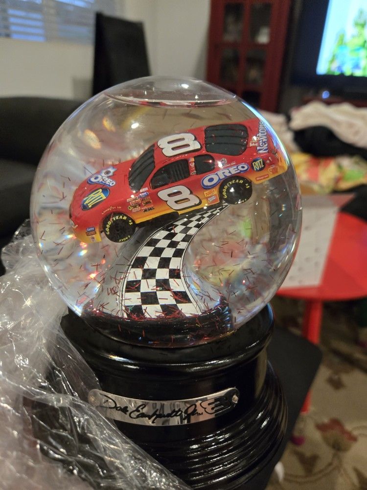 Dale Earnhardt Junior Snow Globe