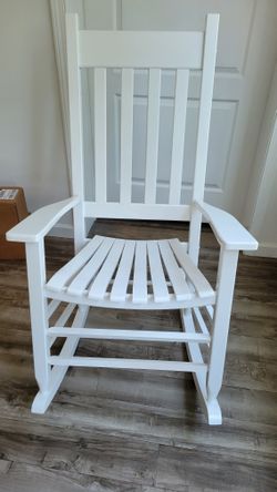 White Wood ROCKER