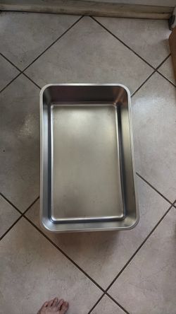 Stainless steel litter box