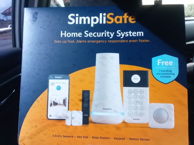 Simpli Safe 7pc Indoor Home Security System Brand New Unopened