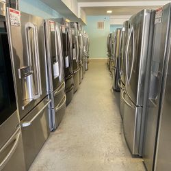 ✅ Big Savings On Used Stainless French Door Fridges 36”width +10% Discount Off All Appliances Store wide ✅