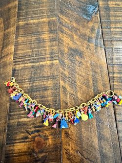 Disney Character Charm Bracelet Gold Chain