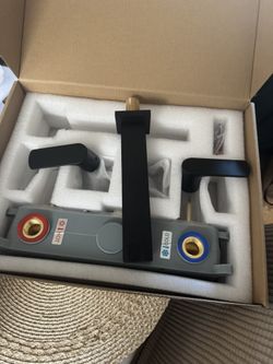 New Never Used - Matte Black Wall mounted Bathroom Faucet