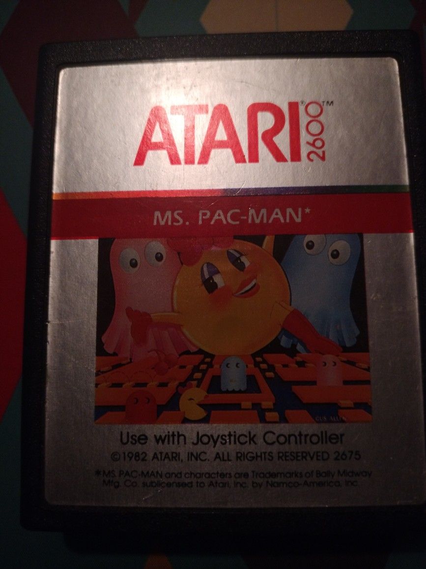 ATARI MS. PAC-MAN RETRO GAME MINT