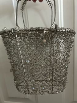 Vintage-style wire purse