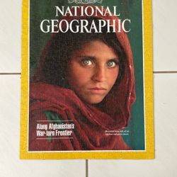 Famous  National  Geographic Cover. Completed Jig Saw Puzzle