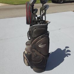 Golf Bag With Clubs