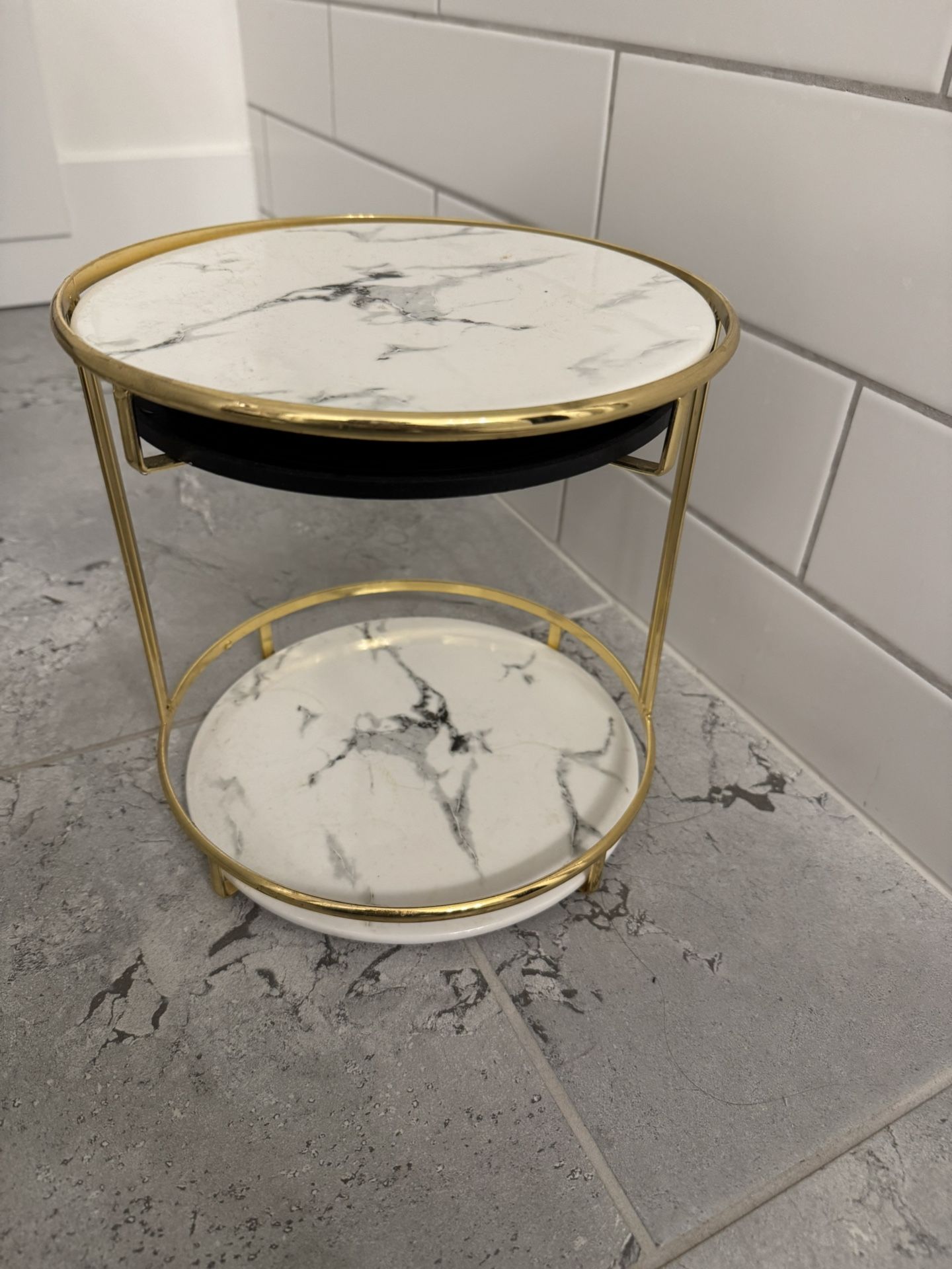 Revolving Marble Makeup/Skincare Organizer