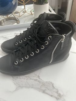 Louis Vuitton High Top Sneakers, Size 8US