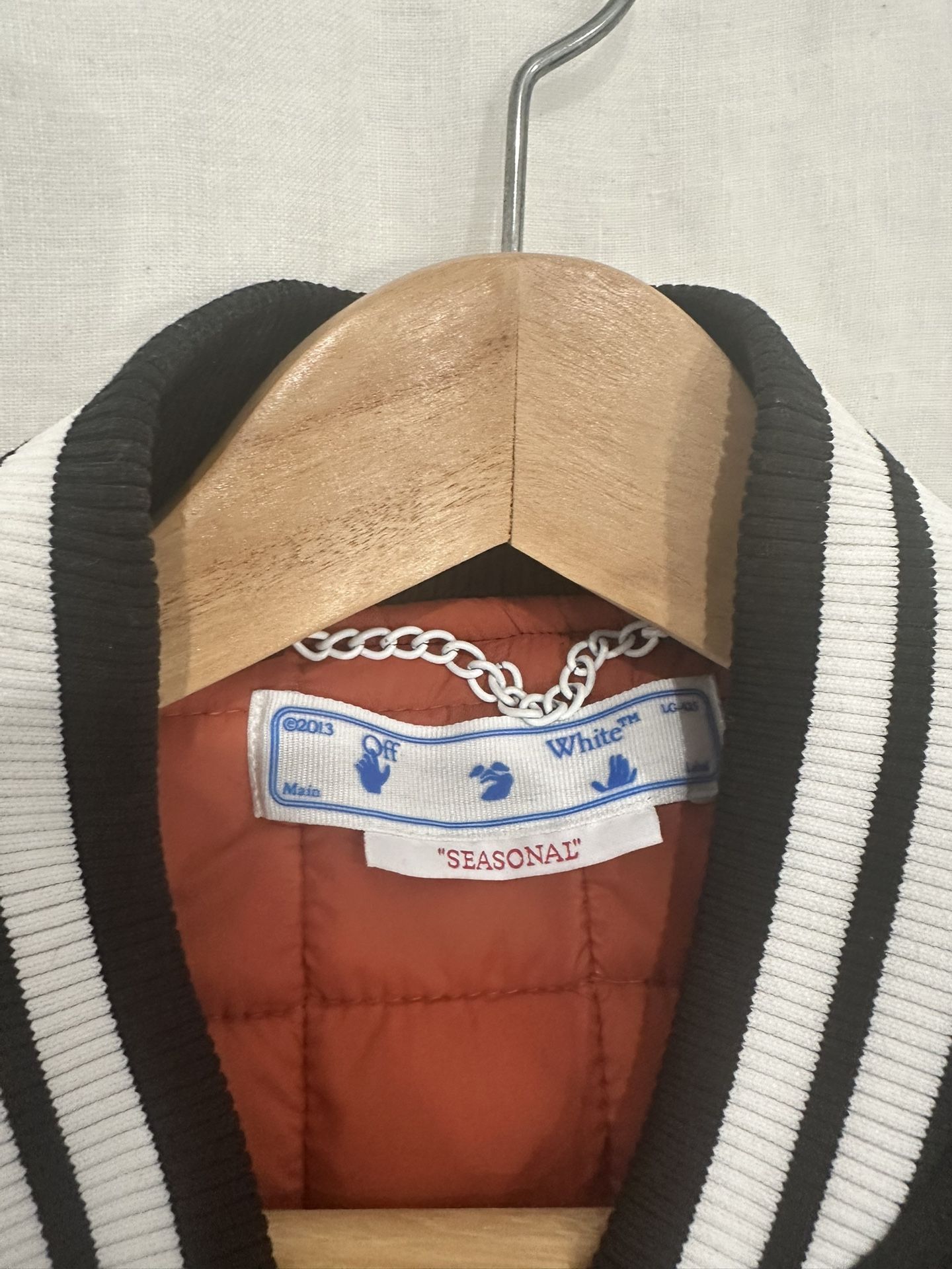 OFF WHITE - Deep Meditation Varsity Jacket