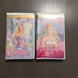 Barbie Swan Lake & Nutcracker VHS Rare /// Ready For Pick Up 
