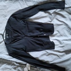 Black Cardigan Sweater