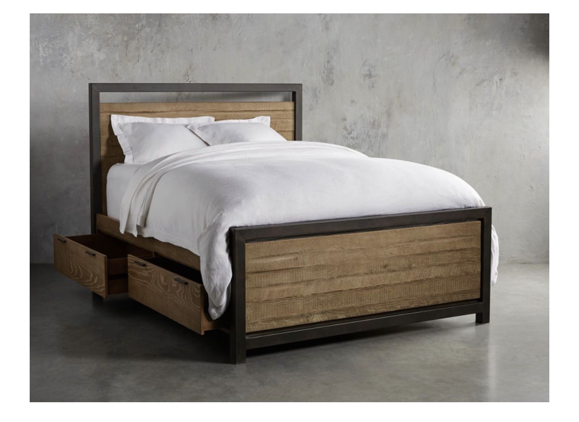 Arhaus Palmer Storage bed (Queen)