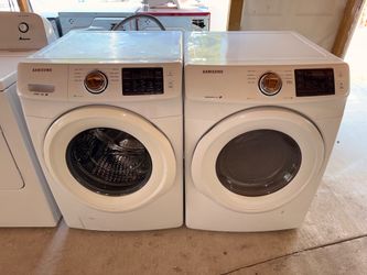 Samsung Commercial Washer and Dryer Front Loader Set