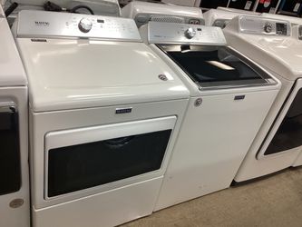 Maytag Bravos XL 5.3 cu.ft. Top Load Washer and 7.5 cu.ft. Electric Dryer Set