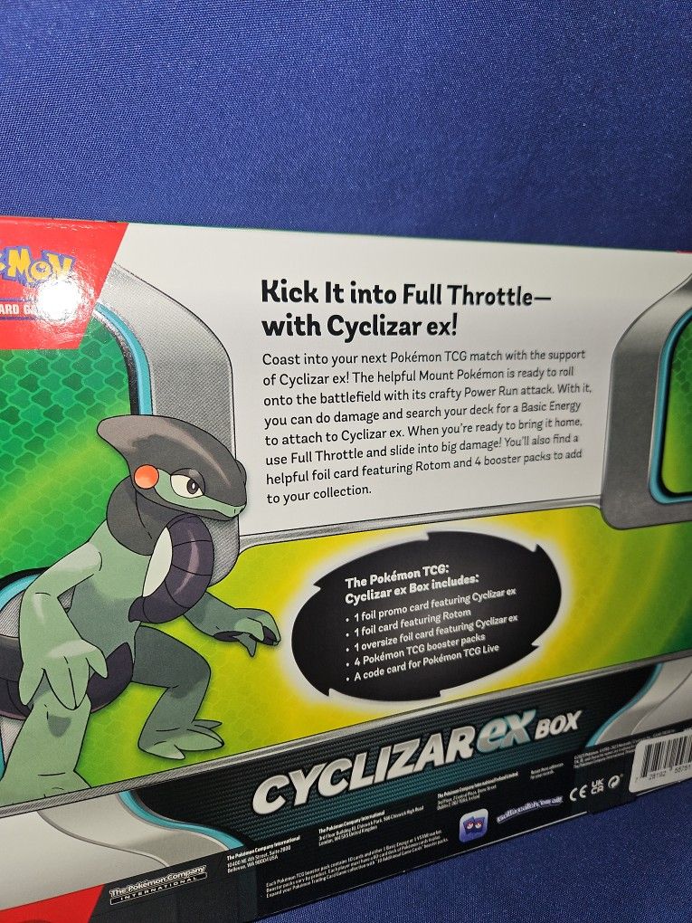 cyclizar ex box booster packs Pokémon TCG: Cyclizar ex Box main image 0