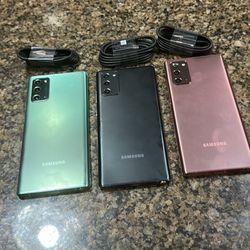 samsung note 20 5G with brand new charger 