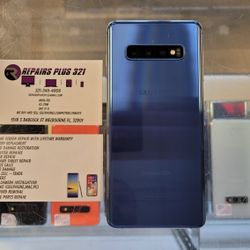 Unlocked Blue Galaxy S10 Plus 128gb