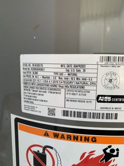 Gas Warer Heater - Rheem Performance