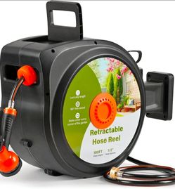 100ft retractable hose reel
