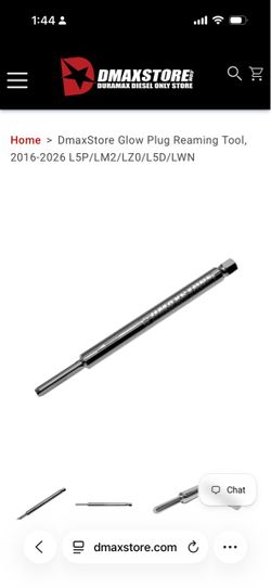 Duramax glow plug reaming tool Glow Plug Reaming Tool, 2016-2026 L5P/LM2/LZ0/L5D/LWN