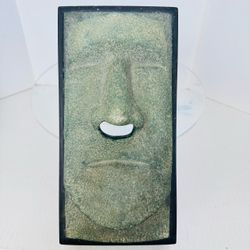 Vintage Tiki Tissue Box Holder Moai Tiki Easter Island Rotary Hero, Inc. Novelty