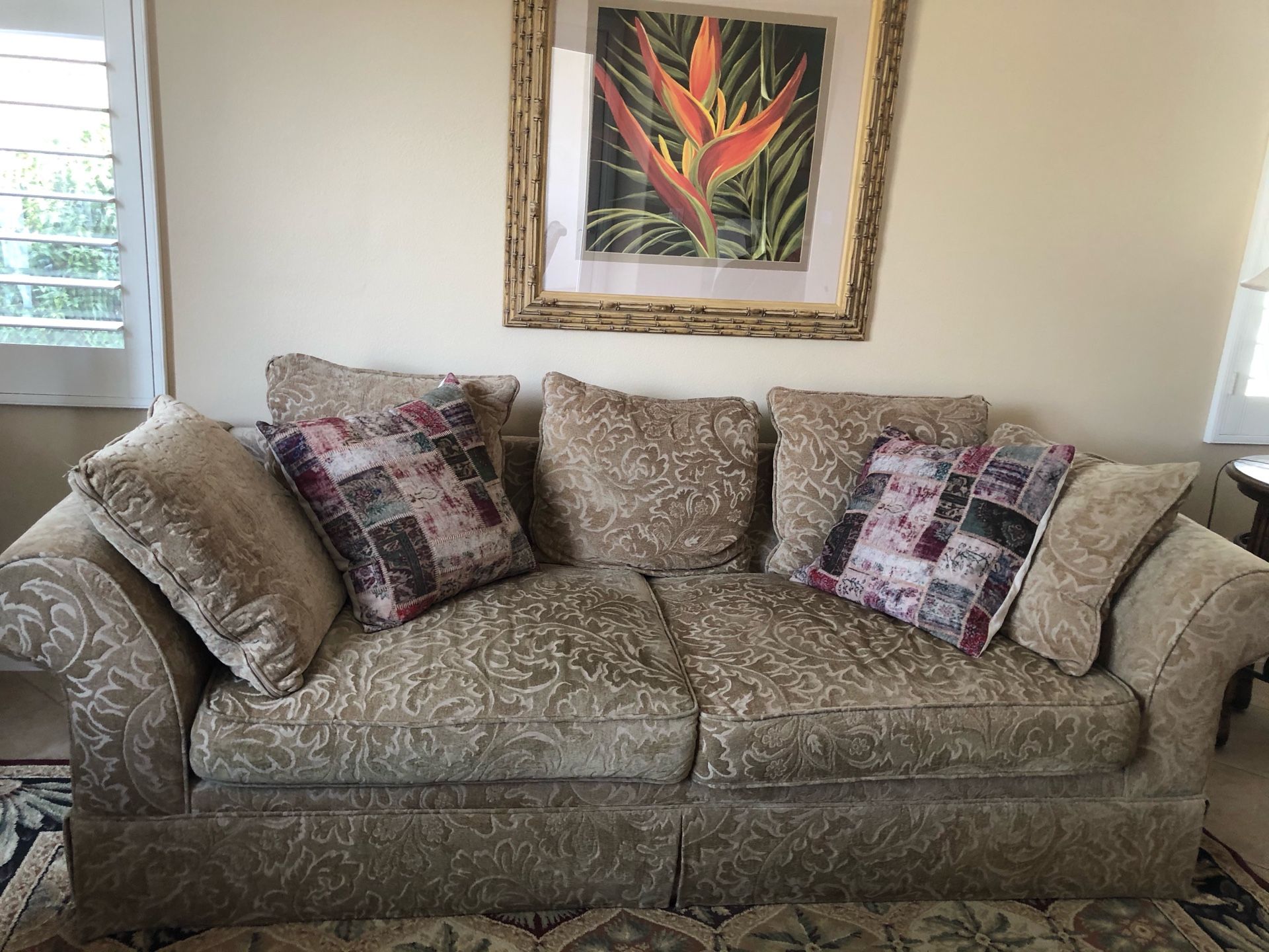 Couch - MAKE OFFER MUST GO