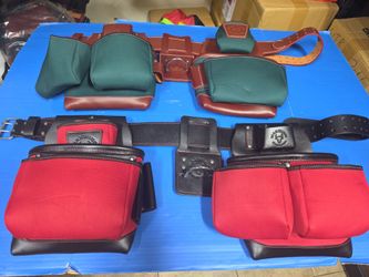 WAXWING CANVAS TOOL POUCH BELT SYSTEM  💯LEATHER AND NYLON