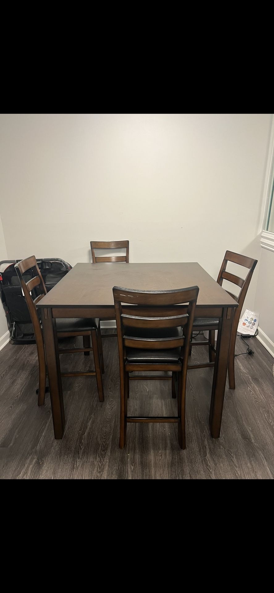 Brown Table/4chairs Included