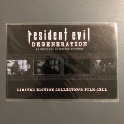 Resident Evil Degeneration And Saw IV Film Cell