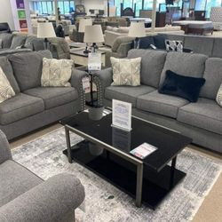 SPECIAL] Agleno Charcoal Living Room Set