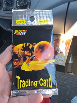 Vintage Highly Collectible Dragon Ball GT Trading Card Pack 1996