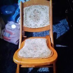 Antique Folding Rocking Chair