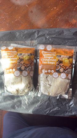 Premium Turmeric ginger cinnamon tea bags