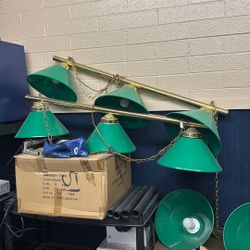 Vintage Pool Table Lights